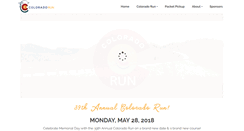Desktop Screenshot of coloradorun.com